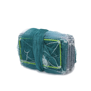 Marco de alambre de acero con anillo largo, trampa cuadrada para peces, trampa para cangrejos, alta calidad, hecho de fábrica - Product Image 1