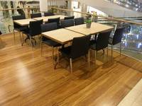 Plancher en bambou au design moderne et écologique, motif grain de bois, carbonisé, pour intérieur, avec garantie de 3 ans