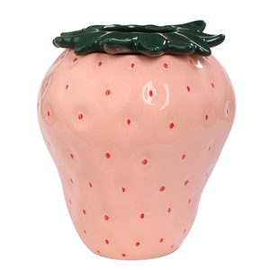 Strawberry Ceramic Vase Water Vase Modern Creative Home Living Room <strong>Dining</strong> <strong>Table</strong> Dried Flower Arrangement Decoration <strong>Ornament</strong> - Product Image 6
