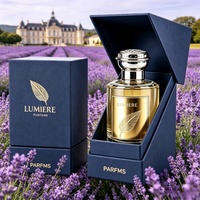 Boîte cadeau de luxe en gros avec ruban en satin pour coffret cadeau de flacon de parfum de 30 ml et 50 ml