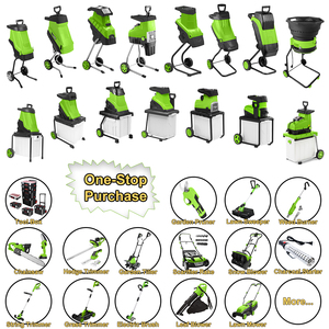 Vertak 2200W/2500W déchiqueteuse de feuilles d'herbe multifonctionnelle broyeur de feuilles électrique de jardin avec sac de collecte - Product Image 4