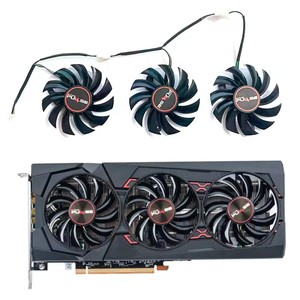 FDC10H12S9-C FDC10H12D9-C ใหม่เครื่องทำความเย็น RX5600XT 0.35A 75มม. 4PIN ไฟฟ้ากระแสตรง12โวลต์สำหรับไพลิน RX <span class=keywords><strong>5600</strong></span> <span class=keywords><strong>XT</strong></span> 6กรัม D6รุ่นแพลทินัม Pro OC - Product Image 1