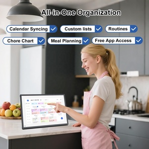 Planificateur mural numérique 10,1 pouces, calendrier et tableau des tâches, écran tactile interactif intelligent pour les horaires familiaux, Hearth - Product Image 6