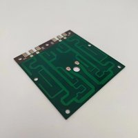 Carte de circuit imprimé double face en céramique OEM LLX, épaisseur 1,0 mm, 1 oz de cuivre, finition chimique argentée, taille 62x80 mm, Shenzhen