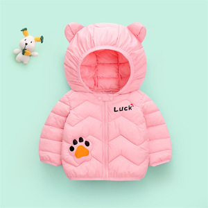 Otoño <span class=keywords><strong>Invierno</strong></span> lindo bebé con capucha abrigo <span class=keywords><strong>de</strong></span> algodón niños <span class=keywords><strong>niñas</strong></span> prendas <span class=keywords><strong>de</strong></span> vestir exteriores diseño <span class=keywords><strong>de</strong></span> dibujos animados cierre <span class=keywords><strong>de</strong></span> cremallera cálido Casual niños <span class=keywords><strong>chaquetas</strong></span> nuevo - Product Image 4