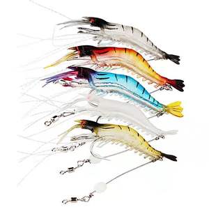 TOPIND <span class=keywords><strong>Leurre</strong></span> <span class=keywords><strong>de</strong></span> pêche aux crevettes en plastique souple et lumineux, livraison rapide, prix d'usine - Product Image 2