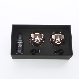 Ambientadores de Aire para Auto con Diseño de Bulldog Doble, con Difusor de Perfume Líquido con Aceites Esenciales y Fragancia - Product Image 4