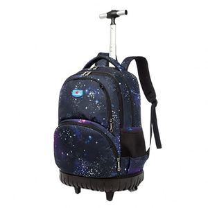 BSCI Kids' Rolling <b>Backpack</b> with <b>Wheels</b>, Fashion Trolley, Big <b>Wheel</b> Supercar Three sets of school trolley bags for boys - Product Image 6