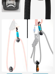 Mosquetón <span class=keywords><strong>de</strong></span> seguridad para escalada al aire libre con bloqueo giratorio y dispositivo <span class=keywords><strong>de</strong></span> seguridad <span class=keywords><strong>de</strong></span> tornillo para trabajos en altura - Product Image 4
