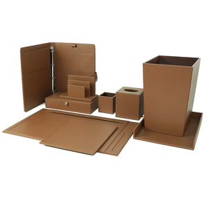 Ensemble d'accessoires <span class=keywords><strong>de</strong></span> <span class=keywords><strong>bureau</strong></span> en cuir personnalisés, fournitures <span class=keywords><strong>de</strong></span> papeterie, organisateur <span class=keywords><strong>de</strong></span> <span class=keywords><strong>bureau</strong></span> - Product Image 5