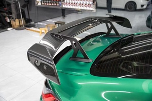 Aileron arrière en fibre de carbone sèche de style AD pour <span class=keywords><strong>BMW</strong></span> G82 G80 M4, aileron arrière de style <span class=keywords><strong>General</strong></span> <span class=keywords><strong>Motors</strong></span> ZS, aileron à col de cygne - Product Image 4