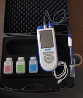 Amaze Instruments pH-mètre numérique portable avec affichage de la température, étui de transport, kit d'étalonnage complet - Personnalisable OEM 0,01pH