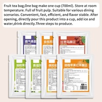 HENGZHI Groothandel Kant-en-klare Fruitthee Zakjes Fruitconcentraat Aroma's voor Restaurants Hotels Melkthee Boba Shops