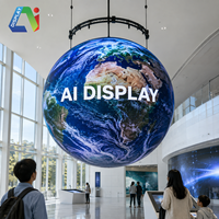 Pantalla LED Esférica Colgante AI DISPLAY P1.5 P1.8 P2 180 con Resolución 8K para Museos, Centros Científicos, Uso Interior/Exterior