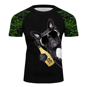 Marketing direct Impression sportive personnalisée Demi-manche BJJ Rash Guard Caractéristique respirante - Product Image 1