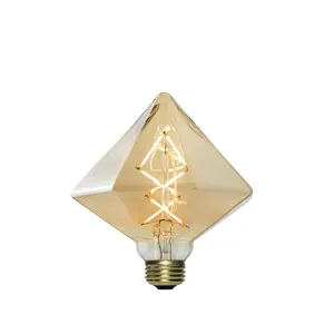 Lâmpada decorativa E27 estilo vintage 5W Filamento LED branco quente