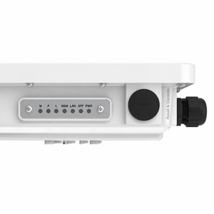 FibraLider WB20axPtP อุปกรณ์กระจายสัญญาณไร้สายภายนอกอาคารแบบ PtP มาตรฐาน IP67 WiFi6 5.8GHz 2400Mbps ระยะ 20 กม. เสาอากาศแบบ Dual Polarization 23dBi 1*SFP+2*Gigabit - Product Image 4