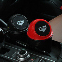 Mini poubelle de voiture personnalisable avec logo, boîte de rangement créative de qualité supérieure pour véhicule, organisateur intérieur portable et étanche