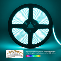 Bande LED COB RGBW Flexible 12MM 896 LED 16W DC24V, Coupeur de Bande LED COB, Décorative Intérieure pour Éclairage de Scène ou KTV
