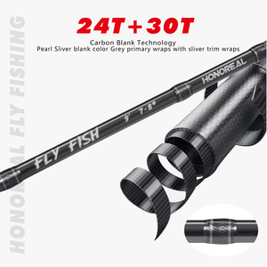 HONOREAL 2023 Nouvelle <span class=keywords><strong>Canne</strong></span> à <span class=keywords><strong>Mouche</strong></span> en Fibre de Carbone de <span class=keywords><strong>9</strong></span> <span class=keywords><strong>Pieds</strong></span>, Haute Qualité, Vente en Gros, 4 Sections, 5-6 #   7-8 #   4 sections pour la pêche en rivière - Product Image 2