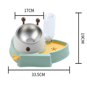 Automatische Katzen schale Hund Wasser Feeder Schüssel Katze Kätzchen trinken Edelstahl Hund Trinkwassers chale - Product Image 4