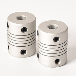 เอ็นโค้ดเดอร์ CNC มอเตอร์แบบขดลวดยืดหยุ่น,ข้อต่อเพลาอลูมิเนียมอัลลอยด์สลักมาตรฐานความแม่นยำสูงแบบสากล - Product Image 2