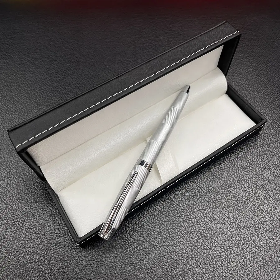 Premium Branded new Promotional gift pen set Custom logo Twist Metal Signature Ballpoint Pen