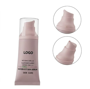 Tube cosmétique plat Yuxinmei D35 Elite avec pompe sans air, solution premium 60 ml 80 ml pour crème visage et écran solaire - Product Image 1