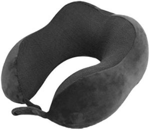 Oreiller de voiture personnalisé, appui-tête de voyage pour voiture et avion, oreiller de sommeil pour le cou en PP, meilleur nouveau logo, forme en U, coton, 100% polyester - Product Image 1