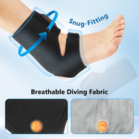 Bottes de massage chauffantes sans fil à compression d'air pour chevilles, rechargeables par USB, avec logo personnalisé et fonction de chauffage