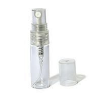 Flacon pulvérisateur de parfum ou lotion miniature personnalisable en plastique, rechargeable, format voyage, emballage cosmétique, brume fine, soyeux