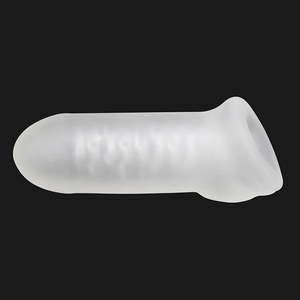 Wiederverwendbare TPE-Dildo-Hülle zur Verlängerung, Ejakulationsverzögerung und Penisvergrößerung, Männliches Sexspielzeug - Product Image 5