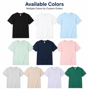 Custom Logo 280G Heavyweight Men's Cooling Cotton <b>T</b>-<b>Shirt</b> 10% Spandex 4-Way Stretch Premium Blank Tee Wholesale S-<b>6XL</b> Coral - Product Image 3