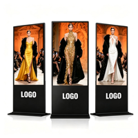 Afficheur numérique LCD vertical sur pied HAOWEI 49 pouces, lecteur publicitaire, Windows Android, écran tactile infrarouge/capacitif 1