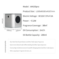 Grande machine à parfum Diffuseur d'arômes Diffuseur d'huiles essentielles 200 ml avec musique Haut-parleur à dents bleues Diffuseur d'arômes musicaux
