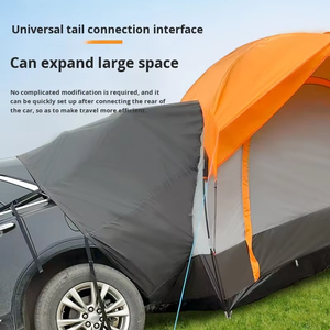 Tente arrière portable pour SUV, double couche, en fibre de verre, imperméable quatre saisons, avec renforts droits, OEM ODM, TBUG008C, pliable - Product Image 3