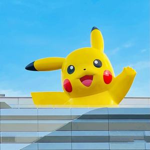 Décorations d'extérieur personnalisées Lapin de dessin animé Chat Sculptures <span class=keywords><strong>en</strong></span> mousse de polystyrène Artisanat Personnage de jeu Événements <span class=keywords><strong>Géant</strong></span> EPS Figure Moderne - Product Image 6