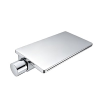 Mitigeur de bain en cuivre pour salle de bain, design moderne, robinet cascade mural chaud/froid, fixation murale sans soudure