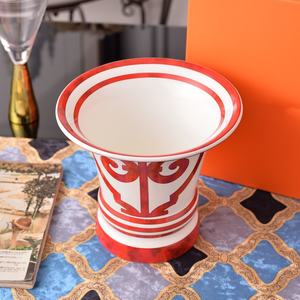 Contemporary Porcelain Tabletop <b>Vase</b>-Eco-Friendly Home <b>Decor</b> Arrangement - Product Image 1