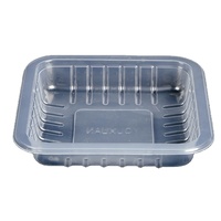 Boîte alimentaire en plastique transparente pour gâteaux et dates