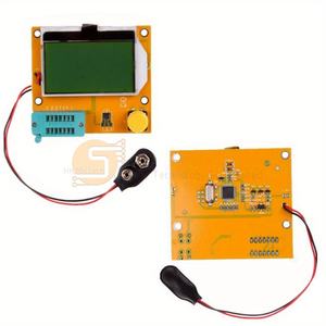 เครื่องทดสอบทรานซิสเตอร์ <span class=keywords><strong>LCR</strong></span> <span class=keywords><strong>T4</strong></span> Mega328 พร้อมเคสสำหรับวัดความต้านทาน ความจุ ไดโอด และ MOS - Product Image 3