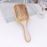 Peigne de massage à coussin d'air en acétate de haute qualité, écologique et luxueux, antistatique, lissant les cheveux