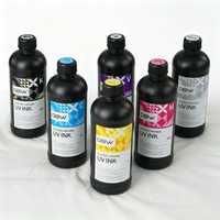 Encre UV à séchage rapide conforme aux normes VOC pour imprimante grand format à tête d'impression KYOCERA KJ4, application d'impression sur céramique