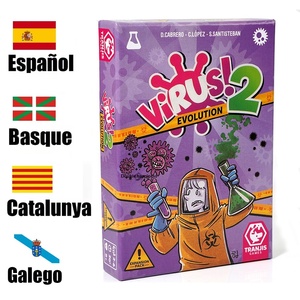<span class=keywords><strong>Jeu</strong></span> de société interactif exclusif transfrontalier : Cartes de virus en papier, puzzle, <span class=keywords><strong>jeu</strong></span> familial espagnol en stock - Product Image 2