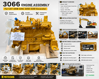 Ensemble Moteur Diesel 3066 Garanti d'Origine pour Excavatrices 320B 320C 320D 323D – Moteur de Remplacement 110kW 1800RPM