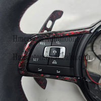 Nouveaux produits : Volant en fibre de carbone forgée avec LED et revêtement en daim pour Volkswagen Golf 7 GTI