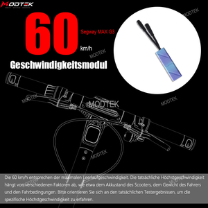 MODTEK 60KM/H Geschwindigkeitsentsperrungsmodul V3.0 volles Geschwindigkeitspotenzial, Nullstart für <span class=keywords><strong>den</strong></span> Ninebot MAX G3 Roller - Product Image 5