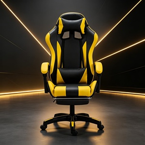 Sedia da Gaming OEM ODM con Poggiapiedi, Lussuosa ed Ergonomica, Reclinabile con Cuscino a Molle Insacchettate per E-Sports e Internet Cafe - Product Image 1