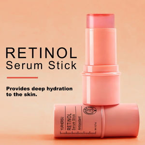 Profesional Retinol <span class=keywords><strong>Facial</strong></span> <span class=keywords><strong>Serum</strong></span> Stick Bálsamo de suero antienvejecimiento dirigido, para arrugas y líneas finas, servicio OEM/ODM Certificado GMP - Product Image 1