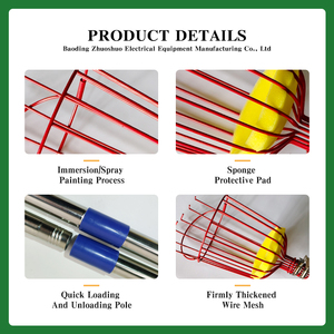 カスタマイズ可能 果物収穫器 伸縮ポールツール りんご オレンジ レモン 洋梨 マンゴー ピッカー - Product Image 6